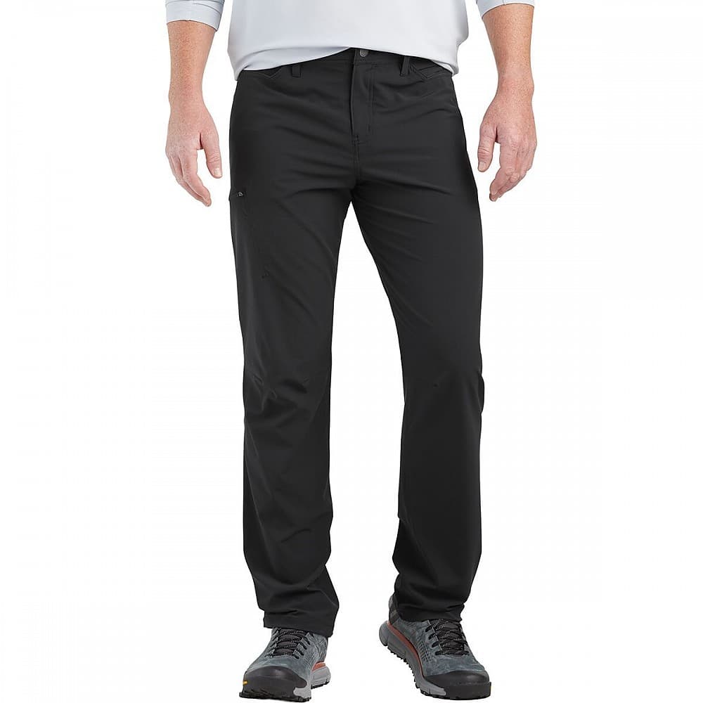 Outdoor Research Ferrosi Pants in dark navy, lightweight stretch ripstop hiking pant with articulated knees